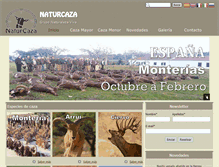 Tablet Screenshot of naturcaza.com